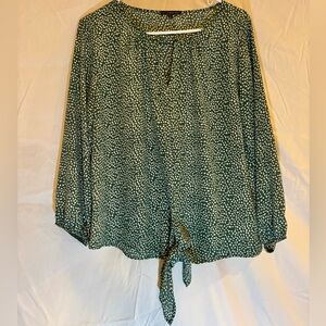 West Kei flowy front tie shirt